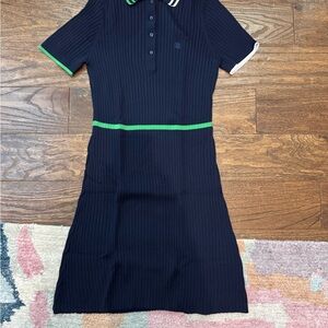 G/FORE Women's Merino Knit Navy Blue Polo Dress